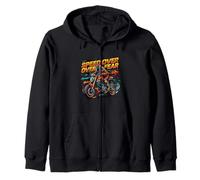 Speed Mindset Racing Rider Dynamische Bewegungsgrafik Kapuzenjacke