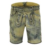 speed4allkinds Herren Trachtenlederhose Antik Inkl.Trachtengürtel in DREI Farben Größe 46 bis 60