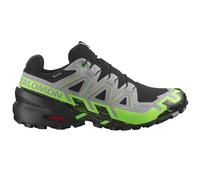 Speedcross 6 GTX Trailrunningschuhe Herren-Black / Alloy / Green Gecko-EU 44 - UK 9,5