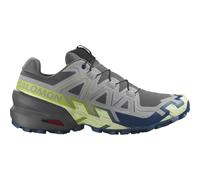 Salomon Traillaufschuhe Speedcross 6 Herren Grau/Grün/Blau Größe 44 (Modell 2025)