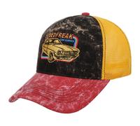 King Kerosin Speedfreak Vintage Trucker Cap schwarz rot