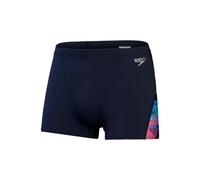 speedo allover digital v cut badeanzug blau 80 cm