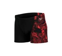 speedo allover v cut aquashort boxer badeanzug schwarz rot 70 cm
