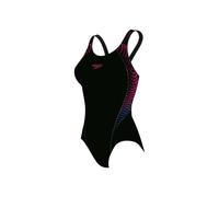 Badeanzug SPEEDO "ALV PNL LNBK", Damen, Gr. 38, N-Gr, schwarz, Obermaterial: 80% Polyamid, 20% Elasthan, Badeanzüge Badeanzug, mit Ringerrücken, formstabil (73578134-38) schwarz