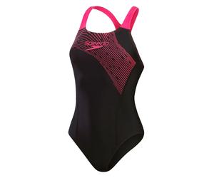 Speedo Badeanzug "Eco Medley" in Schwarz - Größe 42 | Damen Bademode