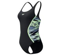 Speedo Hyperboom Splice Muscleback Swimsuit Grau UK 36 Frau