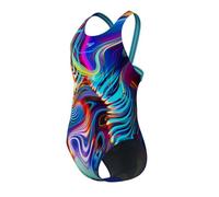 Speedo Badeanzug Mädchen Digital Placement Powerback, Kinder Größen:164