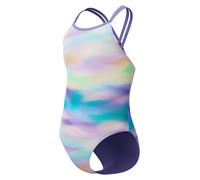 Speedo Badeanzug "Placement Thinstrap" in Lila - Größe 122/128 | Kinder Bademode