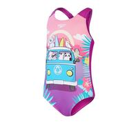 Speedo Mädchen Digital Printed Swimsuit Badeanzug, bunt, 12 años