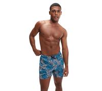 Speedo Badeshorts "Eco Print" in Dunkelblau - Größe XXL | Herren Bademode Sport