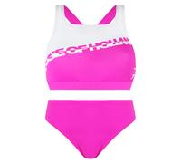 Speedo bedrucktes Haus von Holland Pink White Women Zwei Stücke Badeanzug 8 121933087 M