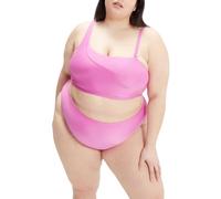 Speedo - Bikini-Set für Damen, Asymmetrisch, Plus (Violett) EU 50 / UK 22