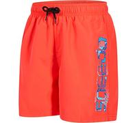 Speedo Boys 'Lunar Graph Graphische Freizeit 15 Zoll Watershort, Jungen, Lunar Graph Graphic Leisure 15 inch, Lava Red/Danube/Light Adriatic