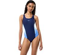 Badeanzug SPEEDO, Damen, Gr. 40, N-Gr, nvy, ltblu, Obermaterial: 80% Polyester, 20% Elasthan, Badeanzüge Badeanzug, mit Formbeständigkeit, chlorbeständig, pillingbeständige Oberfläche (91647116-40) nv