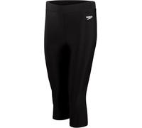 Speedo Damen 3/4 Badehose | Badeleggings Schwimmbekleidung, Schwarz, XS
