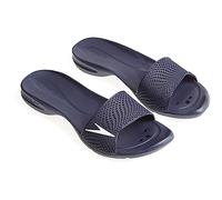 Speedo Damen Atami Ii Max Pantoletten | Gepolstert | Leicht | Abflusslöcher Wasserschuhe, Speedo Navy/Weiß, 8