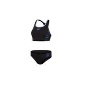 speedo damen badeanzug 2 teiler placement schwarz blau 36 FR