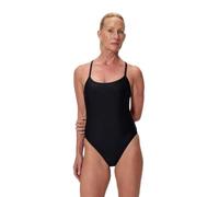 Speedo Solid Racerback Swimsuit Schwarz S Frau