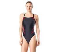 Speedo Damen-Badeanzug, einteilig, Endurance+, Flyback, einfarbig, Teamfarben für Erwachsene