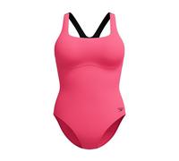 Speedo Flex Band Badeanzug für Damen, Raspberry Fill, 44