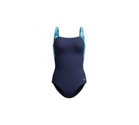 Speedo Print Luna Lustre Swimsuit Blau UK 38 Frau