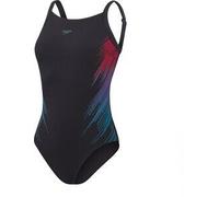 SPEEDO Damen Badeanzug SHAPING SCOOP NECK 1PC PLMT AF Black/Magenta - Gr. - 48