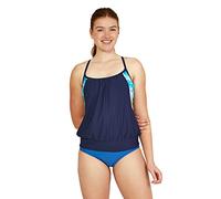 Speedo Damen Badeanzug Blouson Tankini-Top, Navy, X-Large