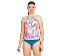Speedo Damen-Badeanzug-Top, Tankini, verstellbar, hoher Ausschnitt