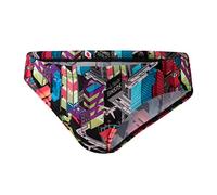 Speedo Damen Bikini-böden Hipster, Dragonyang/Black/Bright Z, 38 (DE 42), 811706