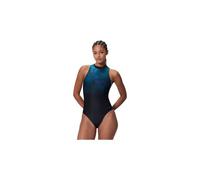 speedo damen einteiler hydrasuit blau schwarz 38 FR