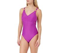 Speedo Damen Formender Strappy Badeanzug | Shapewear | Schwimmbekleidung für Strand und Urlaub Schwimmbekleidung, Wineberry, 42/18
