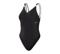 Speedo Damen Formender Strappy Badeanzug | Shapewear | Schwimmbekleidung für Strand und Urlaub Schwimmbekleidung, Schwarz, 34/10