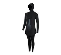 Speedo Damen HydroPro Modest 2 Piece Full Cover Badeanzug, Schwarz, 28