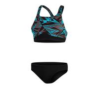 SPEEDO Damen Badeanzug HYPERBOOM RBCK BRF 2PC AF BLACK/BLUE Black/Bolt/Dove Grey 36 (5059937276816)