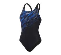 Speedo Women's HyperBoom Placement Muscleback Badeanzug, Schwarz, 54
