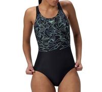 Badeanzug SPEEDO "Womens HyperBoom Placement Muscleback", Damen, Gr. 44, N-Gr, alfalfa gree, Obermaterial: 100% Polyester, sportlich, Badeanzüge, schnell trocknend (46171719-44) alfalfa gree