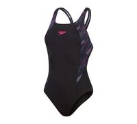 Speedo Damen HyperBoom Splice Muscleback Badeanzug | Klassisches Design | Schnell trocknend | Training | Fitness | Chlorbeständig Schwimmbekleidung