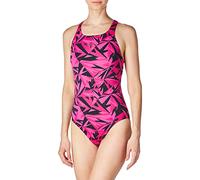 Speedo Damen, Schwimmanzug, Schwarz/Rosa, 32