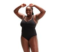 Speedo Damen Shaping AquaNite 1 Piece Badeanzug, Schwarz, 40