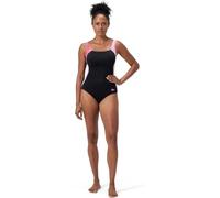Speedo Shaping LunaLustre Printed Badeanzug für Damen, Neon Violet, 32