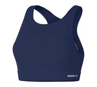Speedo Damen Solid Highneck Top mit Mesh