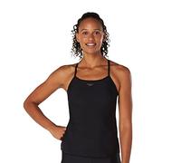 Speedo Damen U-Ausschnitt Tankini-Top, Sheen Black, Small