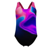 Speedo Digi Placement Splashback Damen Schwimmanzug, pink 128
