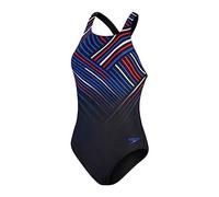 Speedo Digital Placement Medalist - Badeanzug - Damen 32 UK Black/Red/Blue