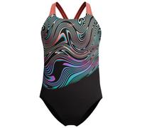 Speedo Badeanzug Digital Placement Powerback Mädchen 164 neon coral, schnell trocknend