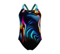 Speedo Digital Placement Splashback Teen Swimsuit - 13-14 Years - Arctic Glass