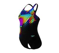 Speedo Digital Placement Badeanzug Damen 100% chlorbeständig, Größe:36