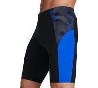 Speedo ECO Endurance + Splice Schwimmhose für Herren, Schwarz/Blue Flame/USA Anthrazit , 26 (DE 1)
