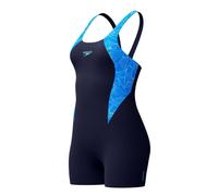 Speedo Damen Hyperboom Legsuit | Schnell trocknend | Training | Fitness | Chlorbeständig Schwimmbekleidung, Lagoon Blue/Celeste, 40