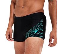 Speedo Eco Medley Logo Schwimmshort Herren, Black/Aquarium